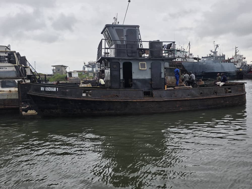 Marine vessel used in Abakab operational activities
